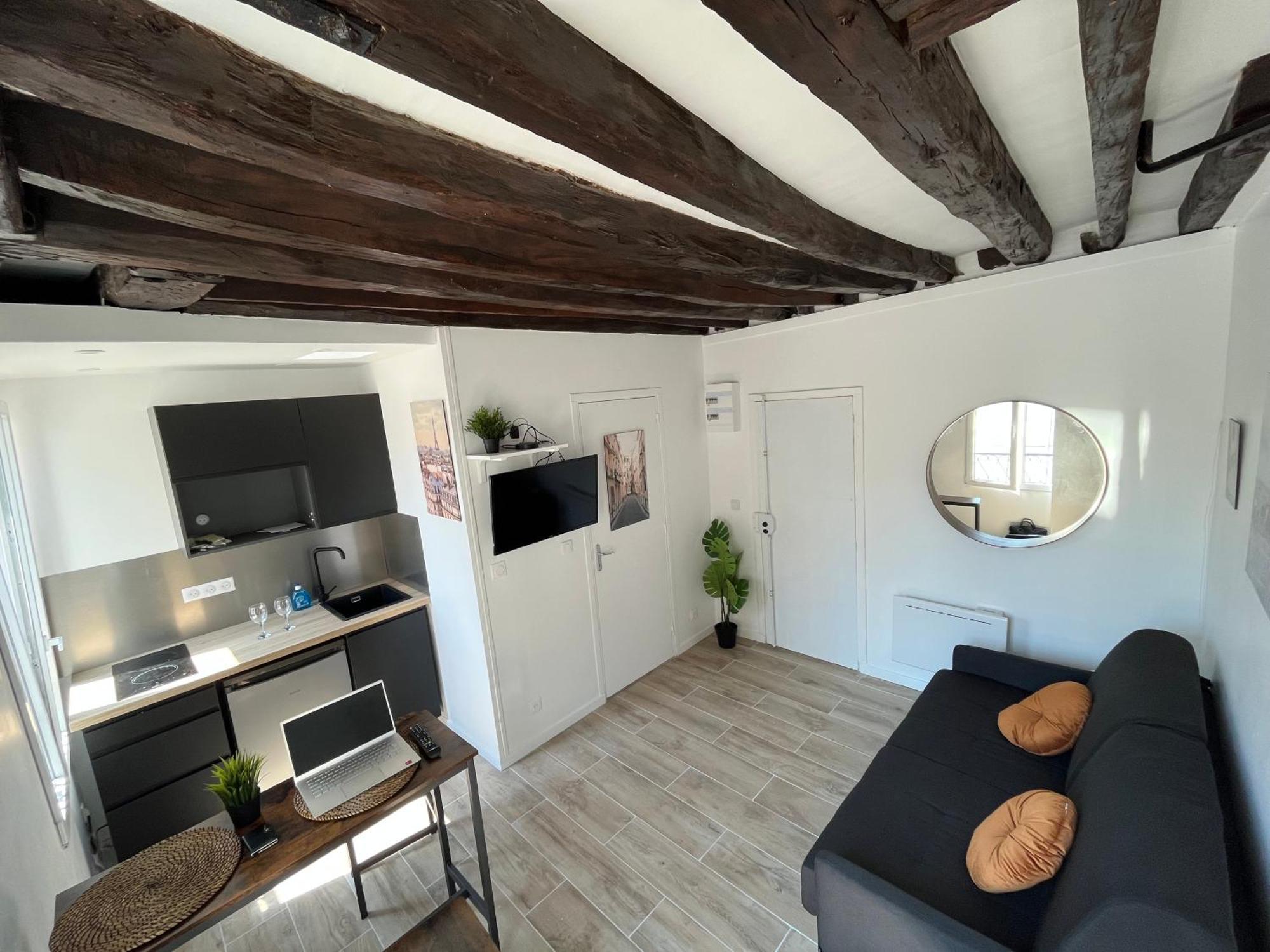 Charmant Studio Au Coeur Du Marais ปารีส ภายนอก รูปภาพ